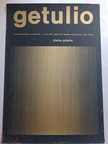Getulio alviani kleine gallery - alviani,