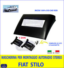 MASCHERINA AUTORADIO 1 DIN PER FIAT STILO 2001> ADATTATORE Cornice RADIO UN DIN 