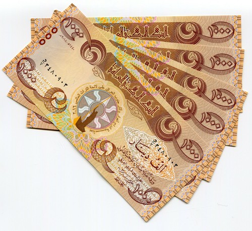 Banconota 1000 dinari iracheni