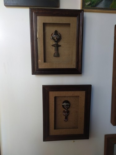Arte africana tribal coppia - arte,
