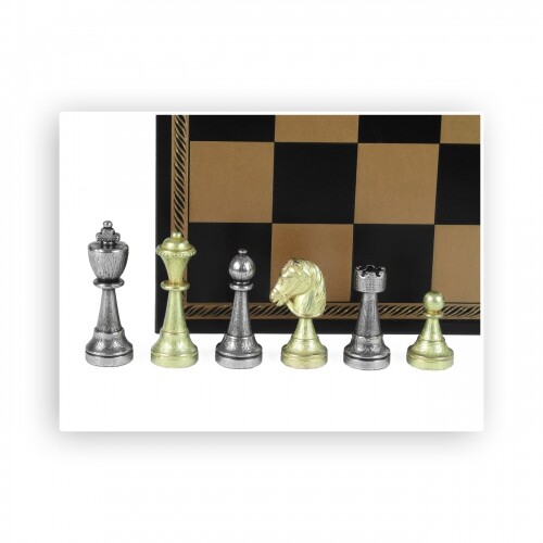 Pezzi scacchi metallo - pezzi,