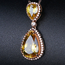 Collana donna pendenti oro