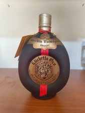 Vecchia romagna etichetta - etichetta, oro