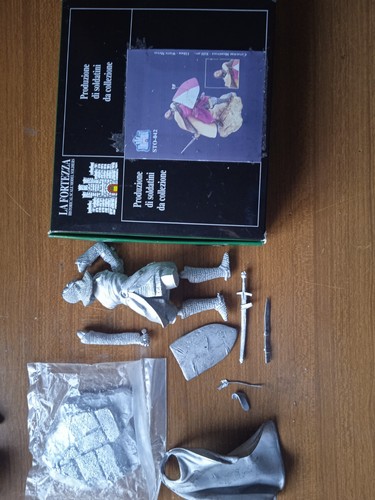 Cavaliere medievale piombo - cavaliere,