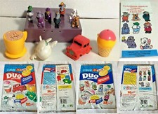 PATATINE SORPRESA SAN CARLO JUNIOR DUO COLLECTION PROTAGONISTI E I GIOCABOX 1998