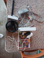 wii  console bianca + giochi +