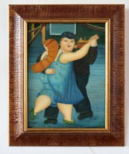 DIPINTO COPIA "IL BALLO" DI FERNANDO BOTERO