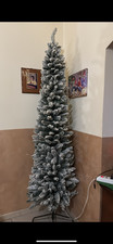 Albero di Natale Slim, alto 270cm, innevato, molto folto