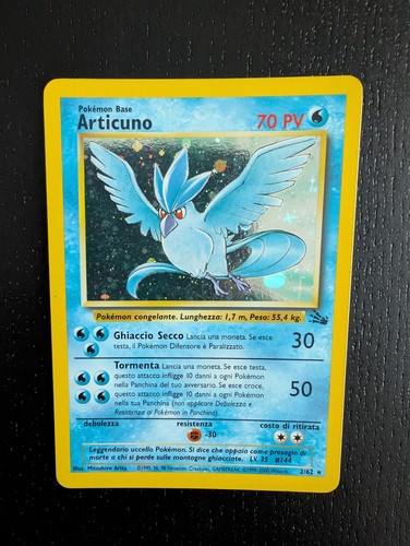 Pokémon articuno holo - articuno, fossil