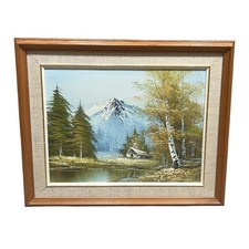 Dipinto olio su tela vintage