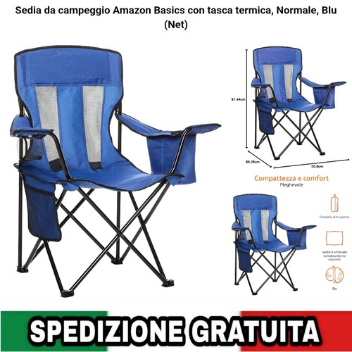 Sedia campeggio basics con - basics,