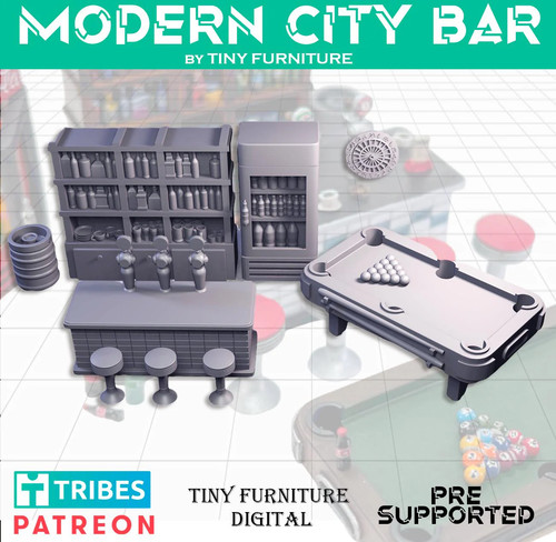 City bar moderno - city, tavolo
