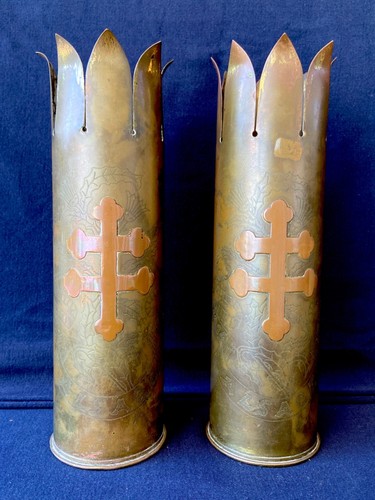 Coppia vasi bronzo da - vasi,