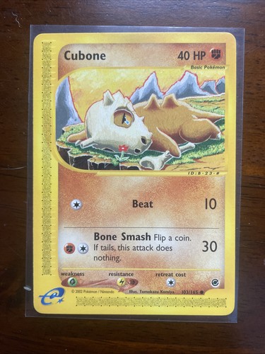 Pokemon tcg cubone - cubone, 2002