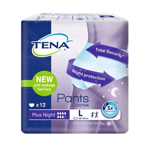Tena pants plus night large - pants,