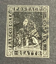 Italia Toscana 1q nero usato Sass 10,CV 1.250