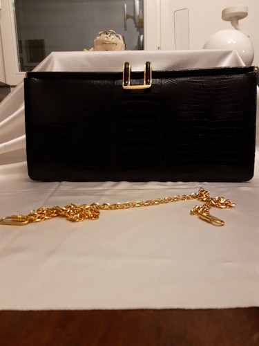 Borsa pochette vintage nero - pochette,
