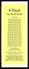 8-pack of KX-FA91 Fax Refills
