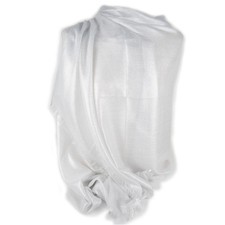 Stola bianca elegante glitter