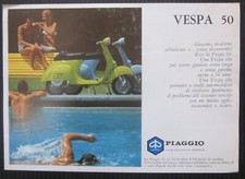 1969 Piaggio Vespa 50 R / L brochure depliant monofoglio originale pubblicità