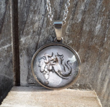 Steel Elephant Necklace