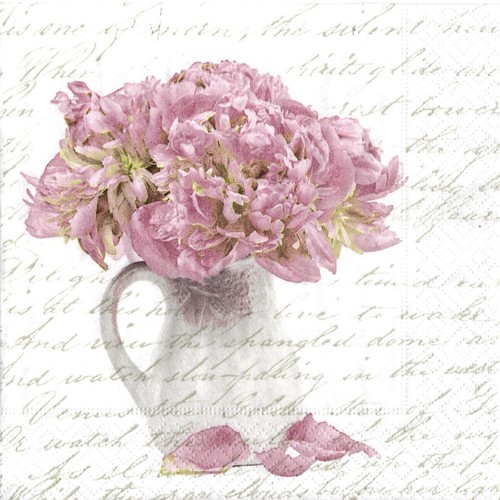 Serviettes papier fleurs en - serviettes,