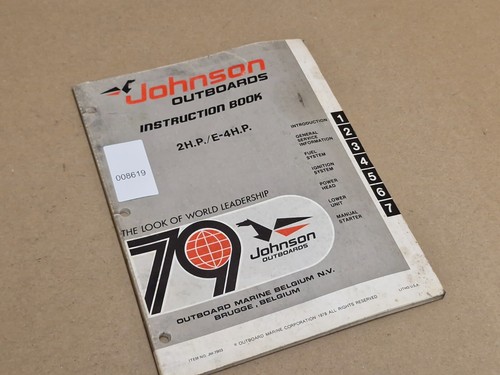 Johnson fuoribordo libretto - fuoribordo,