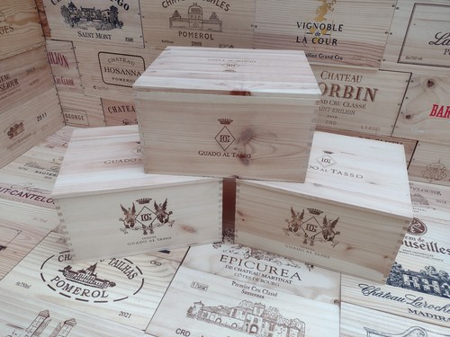 Cassetta porta vino - , in