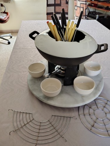 Set fonduta metallo