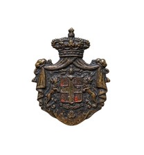 *HH* Medaglia Placca Fregio Stemma Nobiliare Araldo Militare Regno Di Romania 