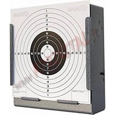 BERSAGLIO 14x14 Cm PORTA BERSAGLIO RACCOGLITORE PALLINI TIRO A SEGNO CARTONCINO