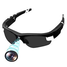 LXMIMI Aggiornato Occhiali da Sole Telecamera Spia, HD 1080P Sport (h1V)