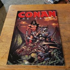 Conan The Cruel art Trade Paperback SQ Productions 1996 Distruttore Barbaro REH