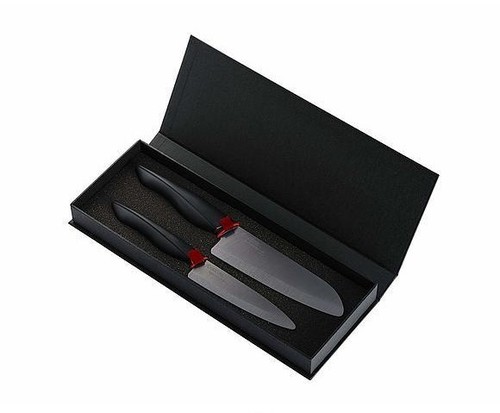 Set coltelli caramica nera - coltelli, in