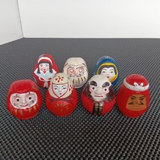 Set sette bambole Daruma