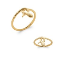 Anello Motivo Serpente In Oro