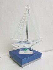 KRISTALCOLOR  VELIERO CRISTALLO MADE IN ITALIA MISURA 15X22CM CR410.....