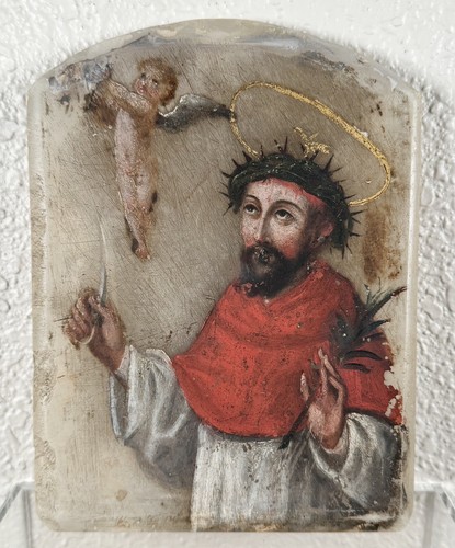 Antico dipinto olio - dipinto,