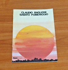 Spartito Claudio Baglioni Sabato Pomeriggio