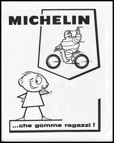 Pubblicita 1965 michelin - 1965,
