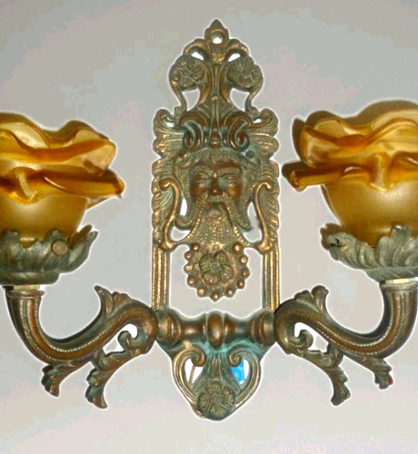 Coppia antiche applique - coppia,