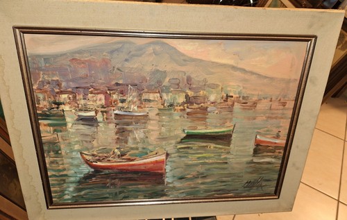 Dipinto olio tela - ad,