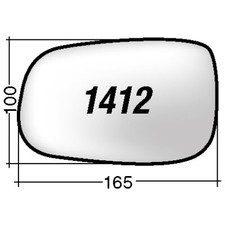 Vetro SPECCHIO RETROVISORE Destro DX VOLVO C30 2006-2009