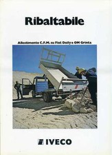 BROCHURE DEPLIANT IVECO RIBALTABILE C.F.M. FIAT DAILY OM GRINTA