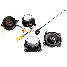 Kit fiat punto 1 serie 4 casse anteriori / posteriori + antenna kit completo di