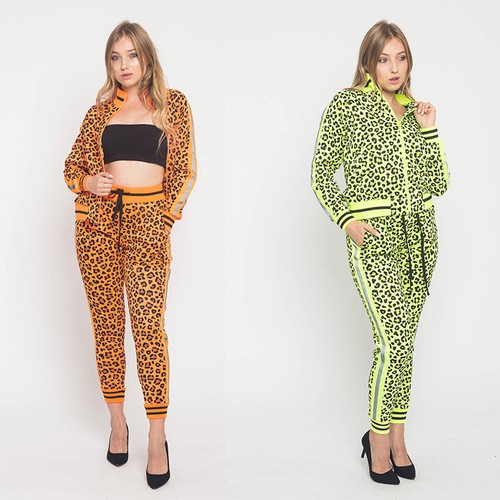 Set tuta donna - , leopardata