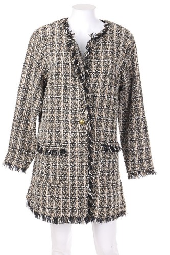 Cappotto panna bouclé