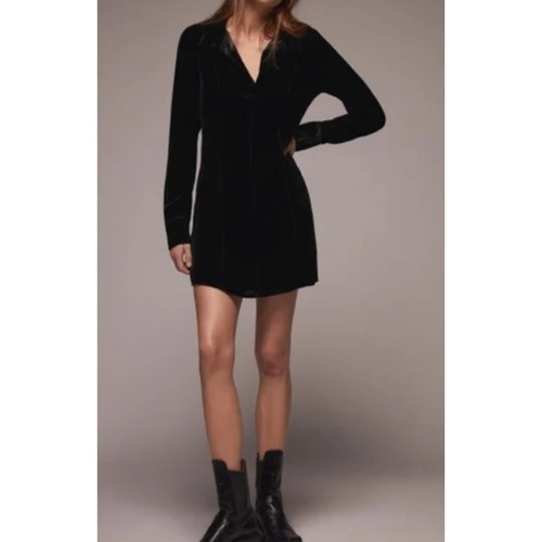 Zara mini abito velluto - mini,