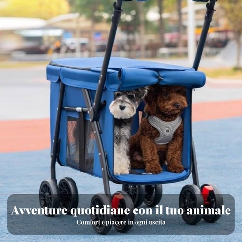 Passeggino per cani portatile - per,