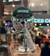 Tazza Vetro Orso Barista